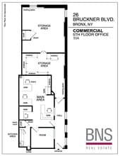 26 Bruckner Blvd, Bronx, NY à louer Plan d’étage– Image 1 sur 1