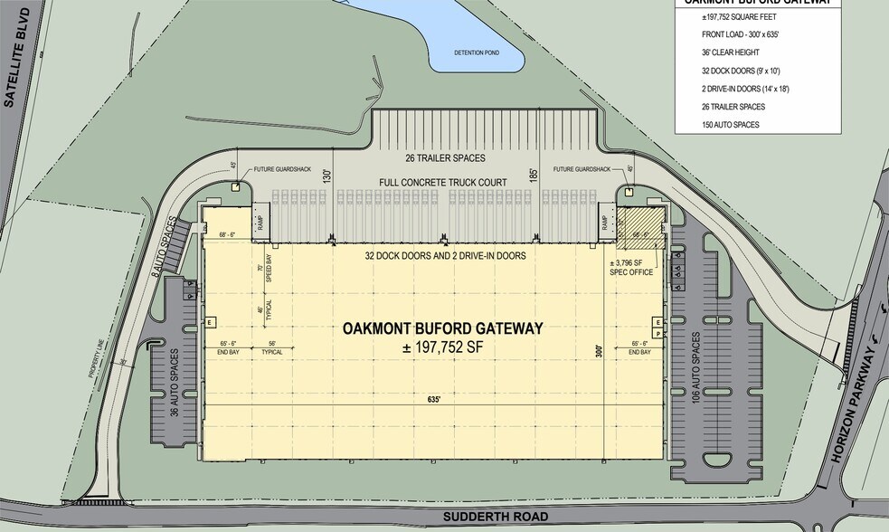 0 Horizon Pky, Buford, GA à louer - Plan de site – Image 2 sur 2