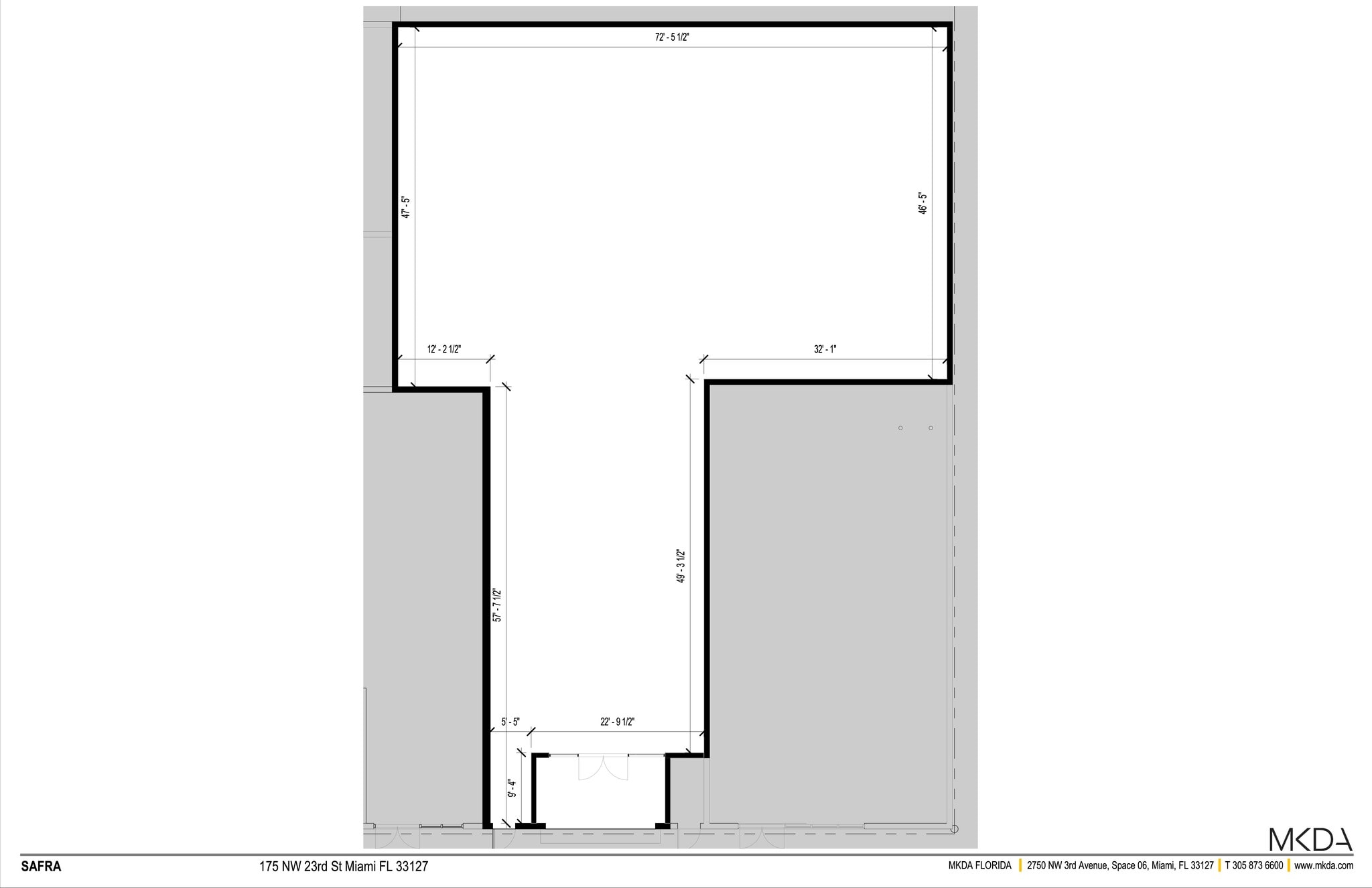 2399-175 NW 2nd Ave, Miami, FL à louer Plan de site– Image 1 sur 1