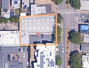 2734 San Pablo Ave, Berkeley, CA - Vue aérienne vue de carte