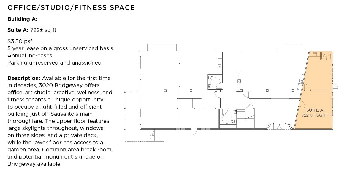 3020 Bridgeway, Sausalito, CA à louer Photo intérieure– Image 1 sur 1