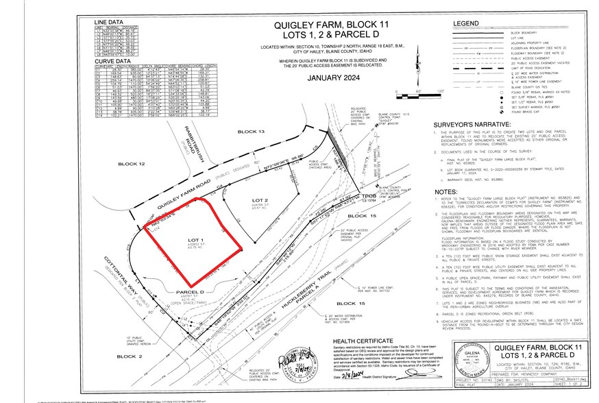 TBD Lot 1 Quigley Farm Rd, Hailey, ID à vendre - Photo de l’immeuble – Image 2 sur 3