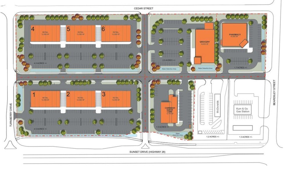 Sunset Dr, Norwalk, IA à vendre - Plan de site – Image 3 sur 3