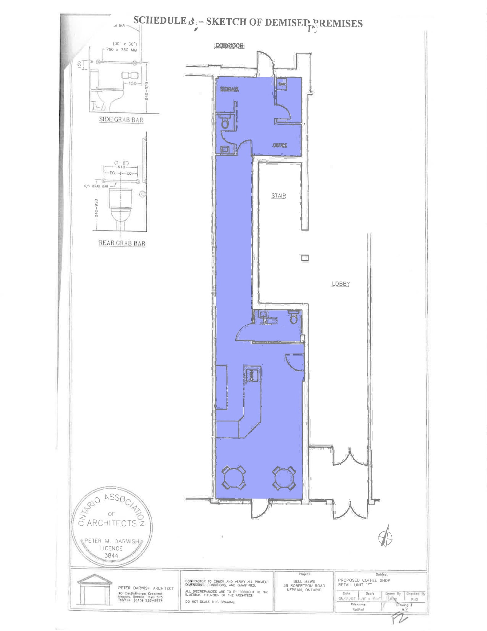 2039 Robertson Rd, Ottawa, ON à louer Plan d’étage– Image 1 sur 24