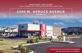 Plus de détails pour 5380 W Spruce Ave, Fresno, CA - Local commercial à louer