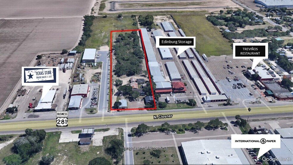 1718 N Closner Blvd, Edinburg, TX à louer - Aérien – Image 2 sur 12
