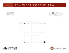 102 Westport Plaza Dr, Saint Louis, MO à louer Plan de site– Image 1 sur 1