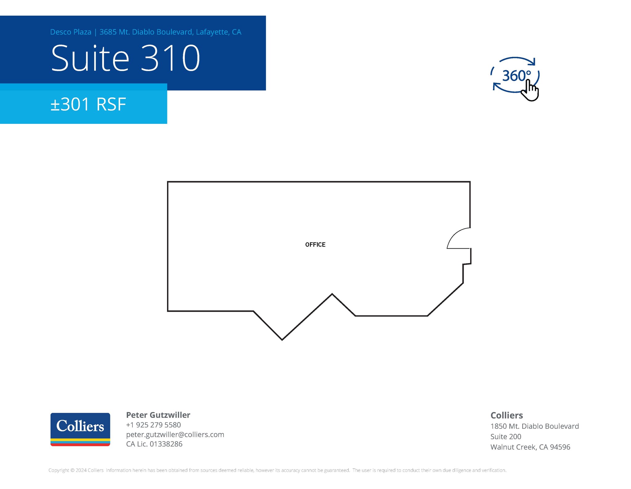 3685 Mount Diablo Blvd, Lafayette, CA à louer Plan d’étage– Image 1 sur 1