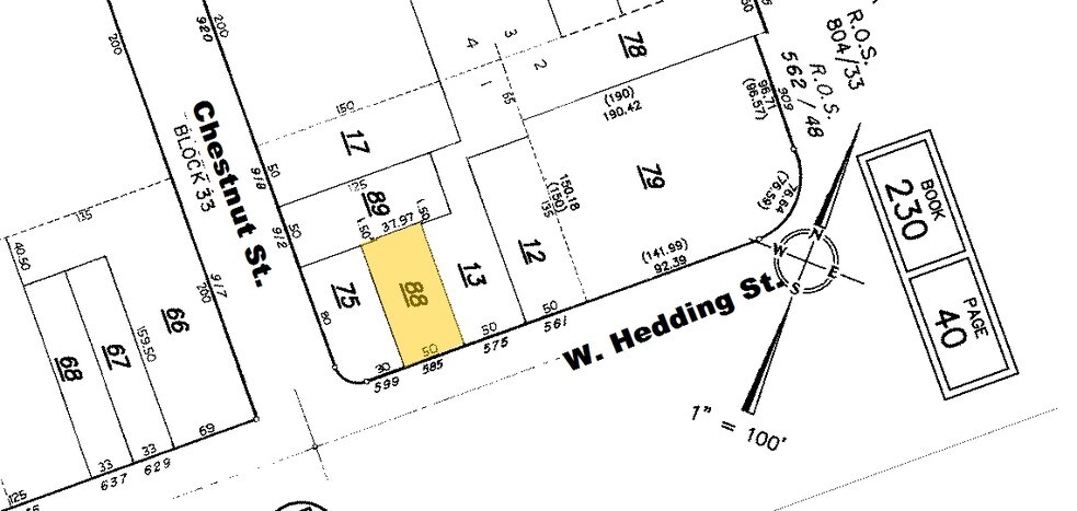 585 W Hedding St, San Jose, CA à vendre - Plan cadastral – Image 3 sur 5