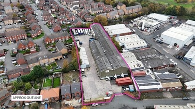 1 Barnfield Rd, Tipton, WMD - VUE AÉRIENNE  vue de carte - Image1