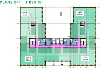 Bureau dans Lyon à louer Plan d’étage– Image 2 sur 2