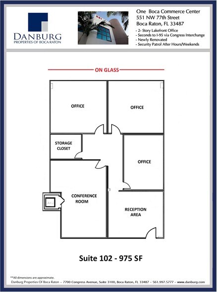 551 NW 77th St, Boca Raton, FL à louer - Plan d’étage – Image 3 sur 9