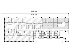 801 Cherry St, Fort Worth, TX à louer Plan d’étage– Image 2 sur 2