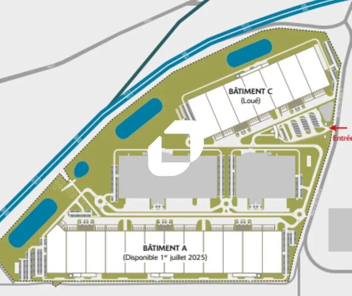 Industriel/Logistique dans Saint-Martin-de-Crau à louer - Plan d’étage – Image 3 sur 4