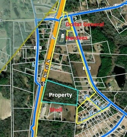 NC 87 N, Sanford, NC à vendre - Plan cadastral – Image 2 sur 3