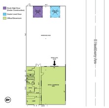 1328 E Hackberry Ave, McAllen, TX à louer Plan d’étage– Image 2 sur 3