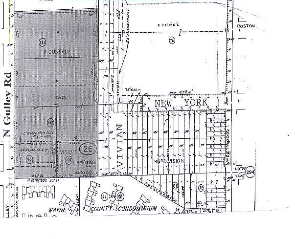 3001 S Gulley Rd, Dearborn, MI à louer - Plan cadastral – Image 3 sur 5