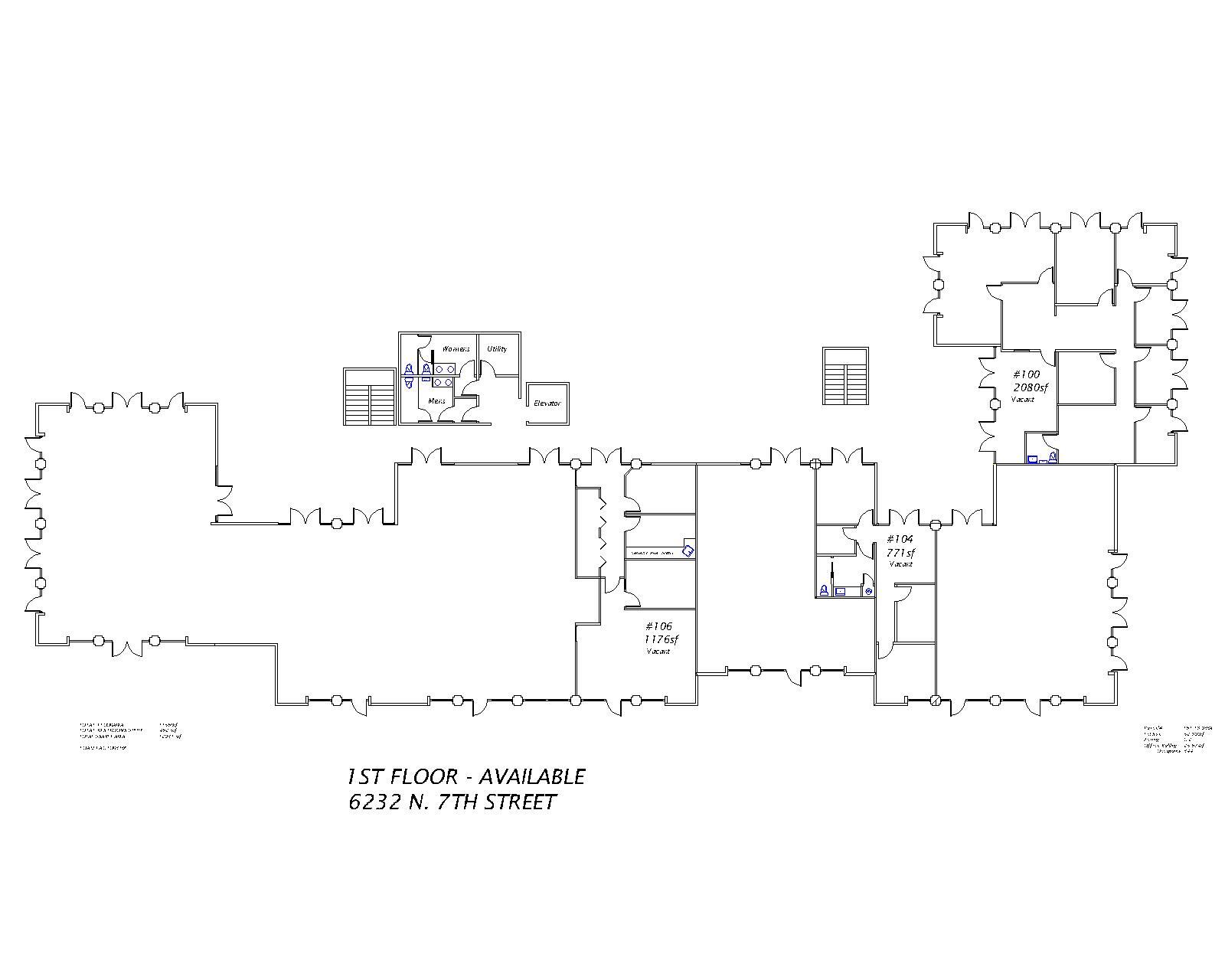 6232 N 7th St, Phoenix, AZ à louer Plan de site– Image 1 sur 2