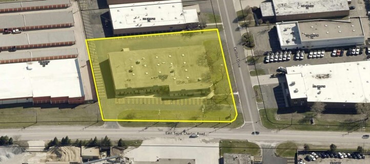 390-402 E St. Charles Rd, Carol Stream, IL à louer - Aérien – Image 3 sur 5
