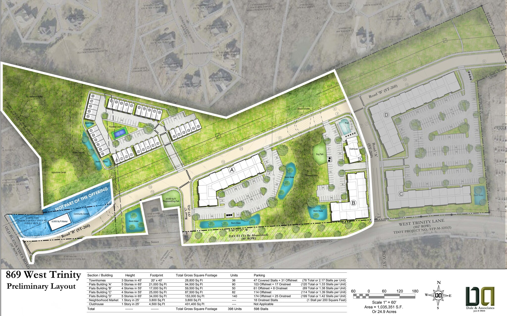 869 W Trinity Ln, Nashville, TN à vendre Plan de site– Image 1 sur 6