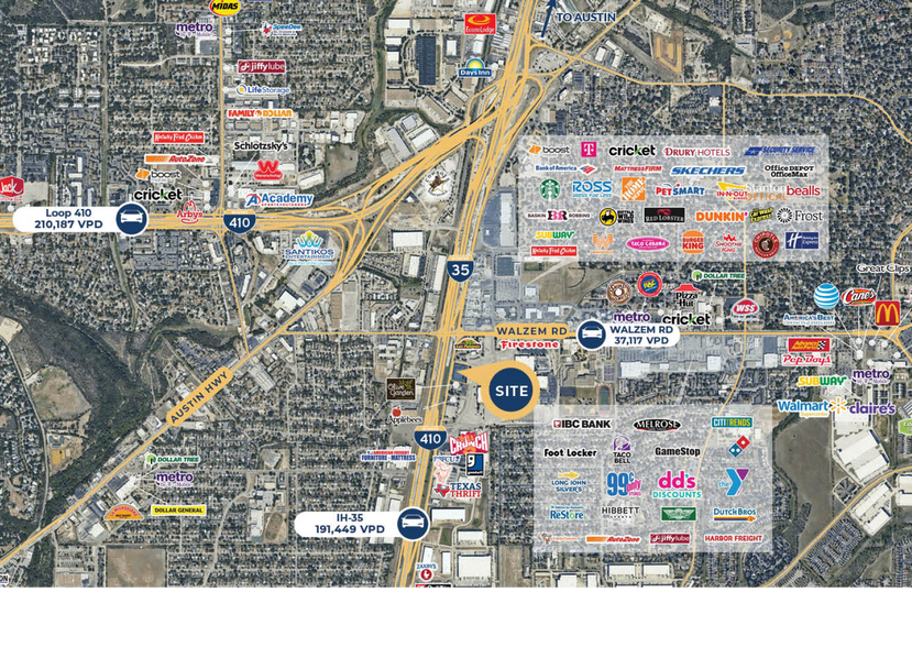 7876 N Interstate 35, San Antonio, TX à louer - Photo de l’immeuble – Image 2 sur 3