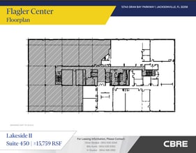 12735 Gran Bay Pky W, Jacksonville, FL à louer Plan d’étage– Image 1 sur 1