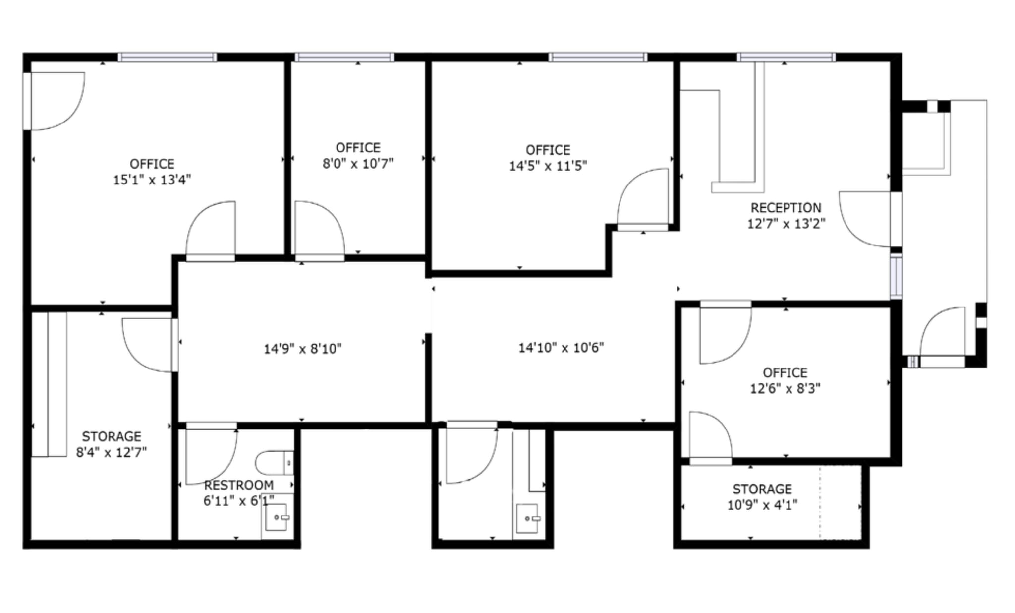 633 S 4th St, Las Vegas, NV à louer Plan d’étage– Image 1 sur 9