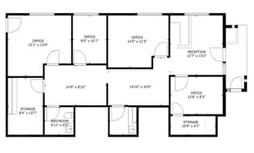 633 S 4th St, Las Vegas, NV à louer Plan d’étage– Image 1 sur 9