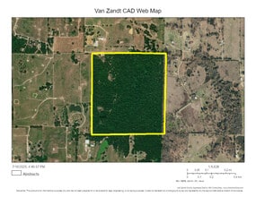 VZ CR 1415, Van, TX - VUE AÉRIENNE  vue de carte