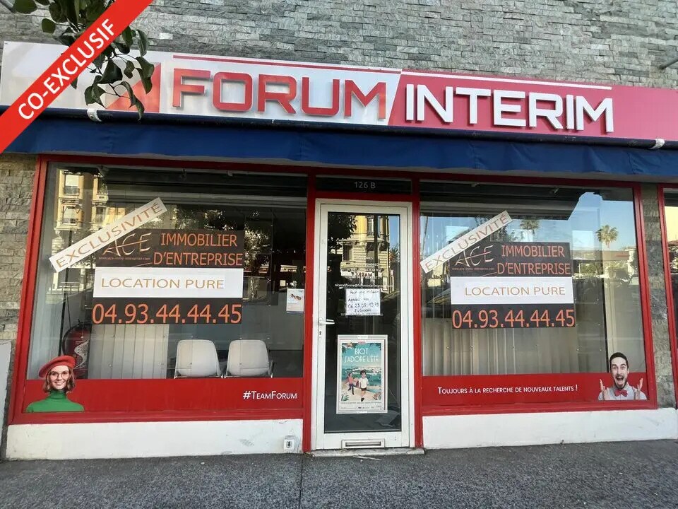 Local commercial dans Nice à louer Photo de l’immeuble– Image 1 sur 6