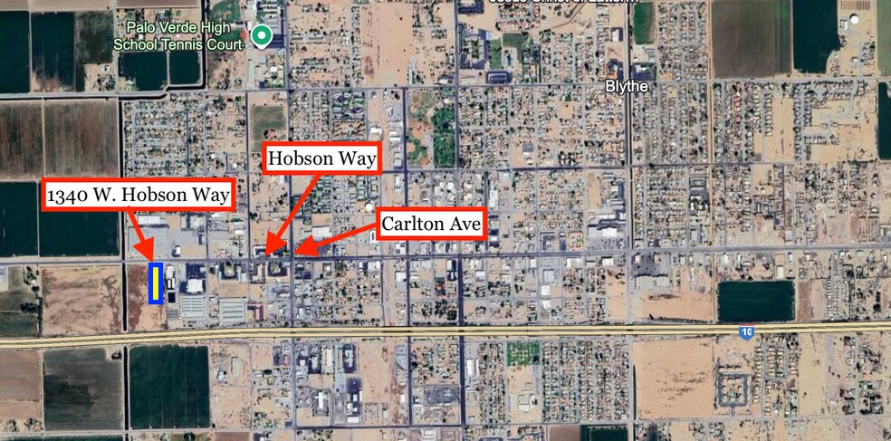 1340 W Hobsonway, Blythe, CA à vendre - Photo de l’immeuble – Image 2 sur 3