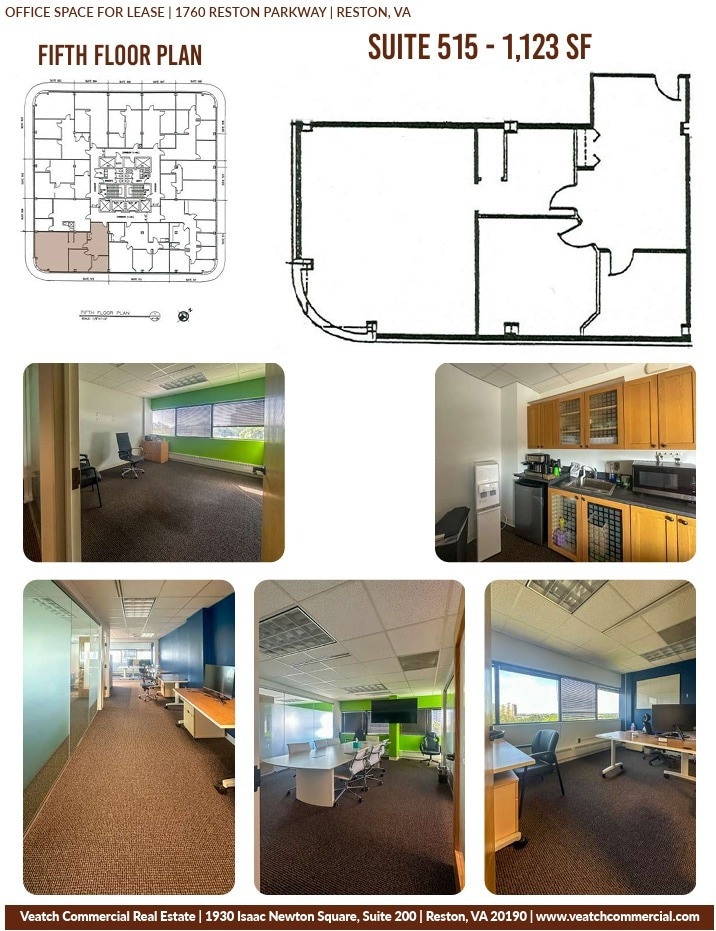 1760 Reston Pky, Reston, VA à louer Plan d’étage– Image 1 sur 1