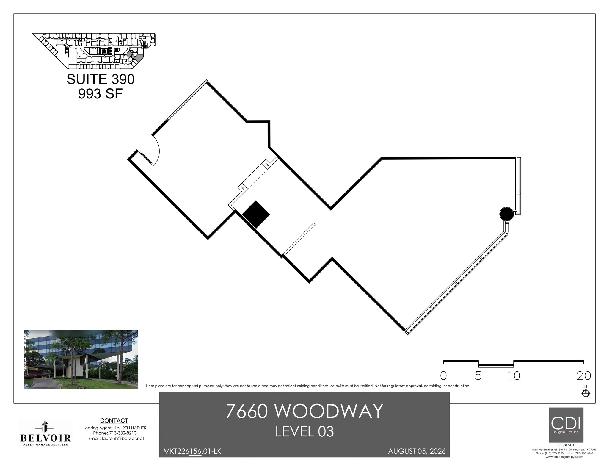 Private Office Space, Houston, TX à louer Plan de site– Image 1 sur 1