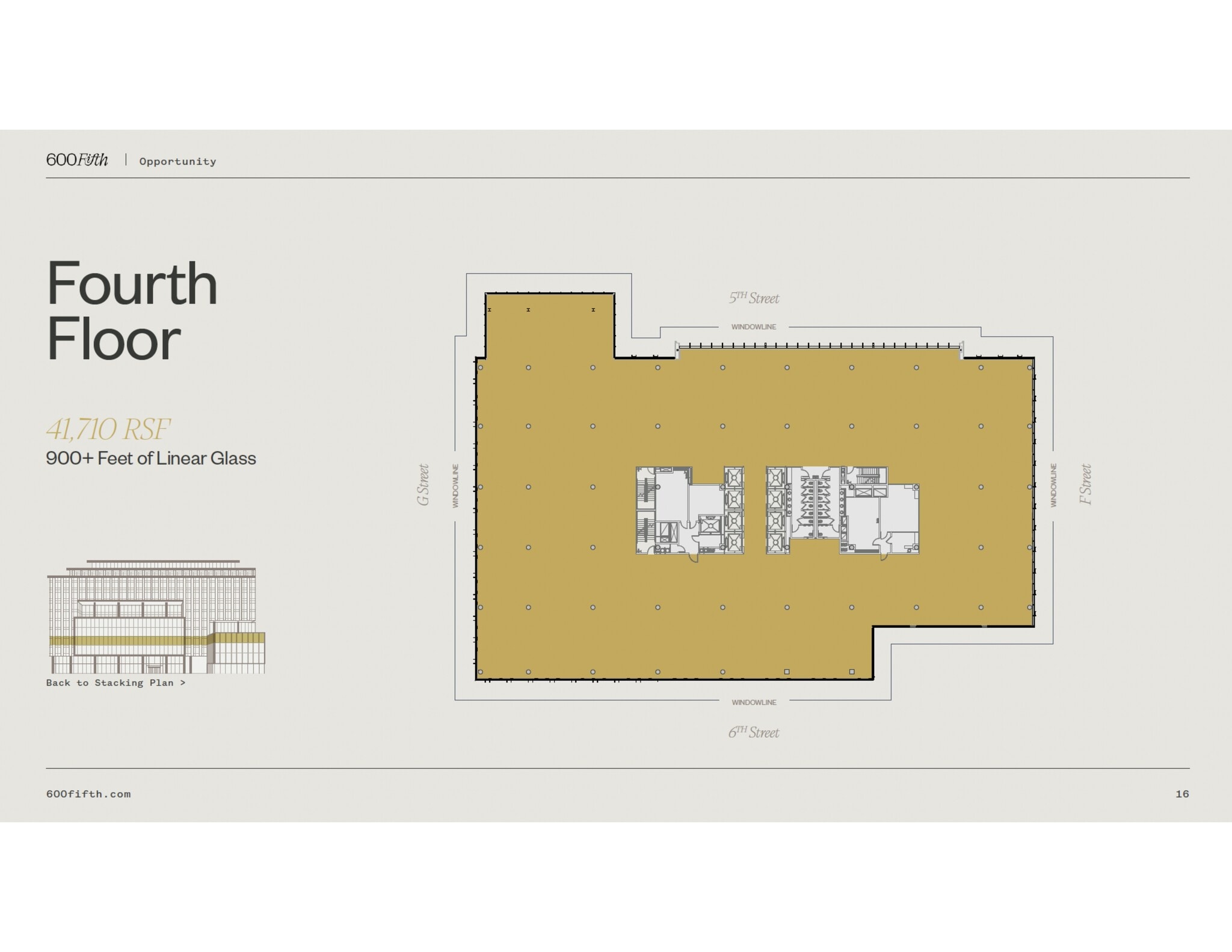 600 5th St NW, Washington, DC à louer Plan de site– Image 1 sur 2