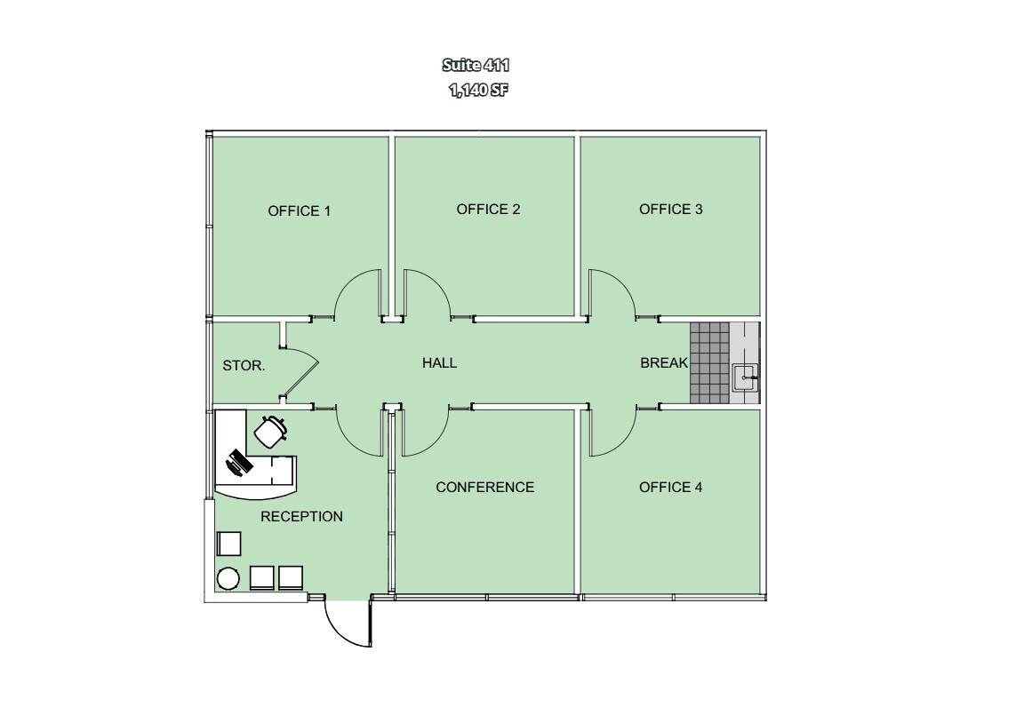 4800 Stockdale Hwy, Bakersfield, CA à louer Plan d’étage– Image 1 sur 1