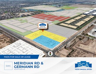 Plus de détails pour SWC Meridian Road d & Germann Road, Queen Creek, AZ - Terrain à louer