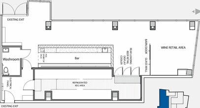 448 8 Av SE, Calgary, AB à louer Plan d’étage– Image 2 sur 2