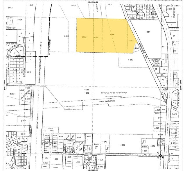 1200 Bonneville, Snohomish, WA à vendre - Plan cadastral – Image 2 sur 9