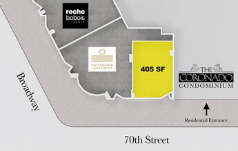 155 W 70th St, New York, NY à louer Plan d’étage– Image 2 sur 4