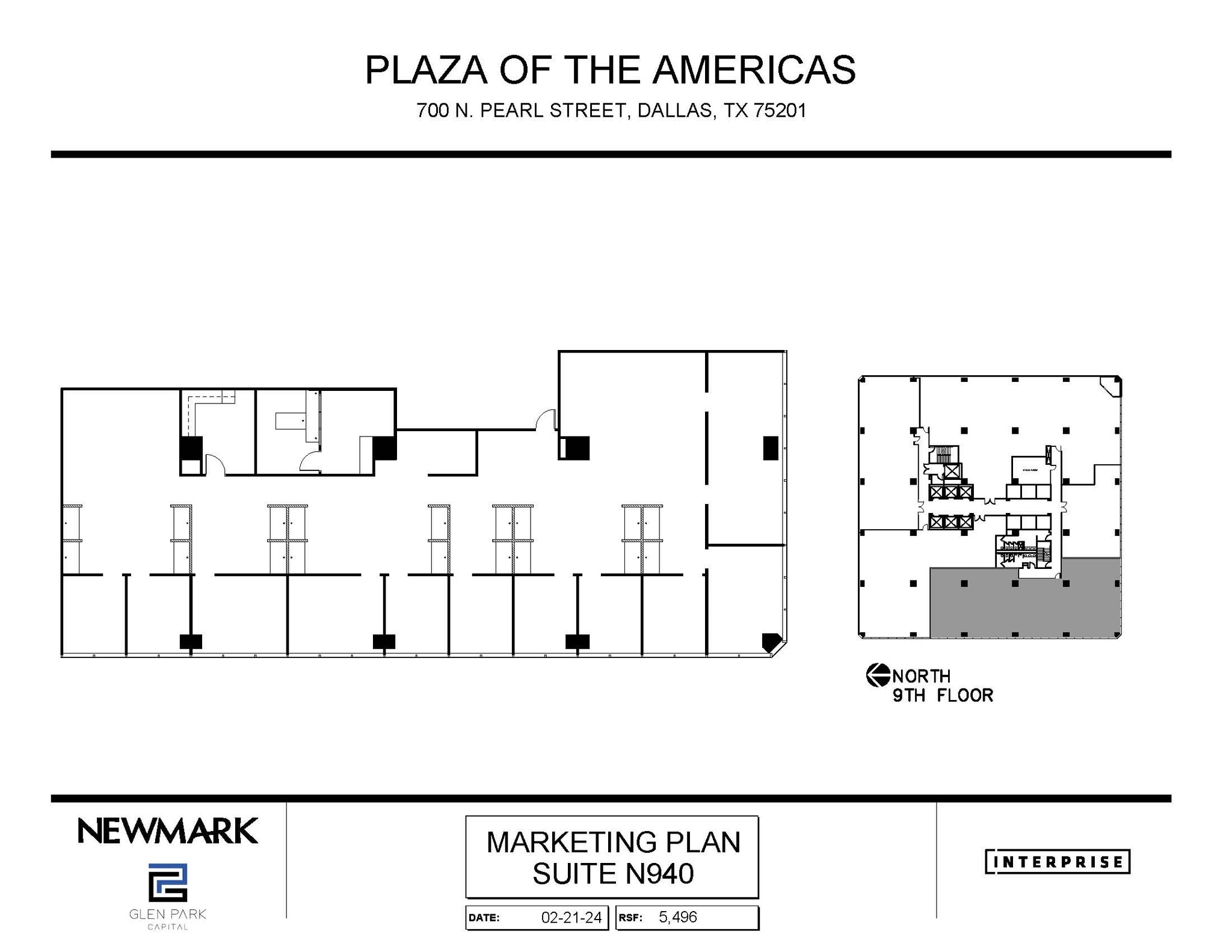 700 N Pearl St, Dallas, TX à louer Plan d’étage– Image 1 sur 2