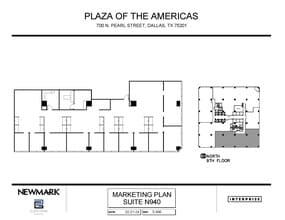 700 N Pearl St, Dallas, TX à louer Plan d’étage– Image 1 sur 2