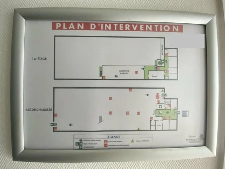 Local d’activités dans SAINT-OUEN-L'AUMONE à louer - Plan d’étage – Image 1 sur 1