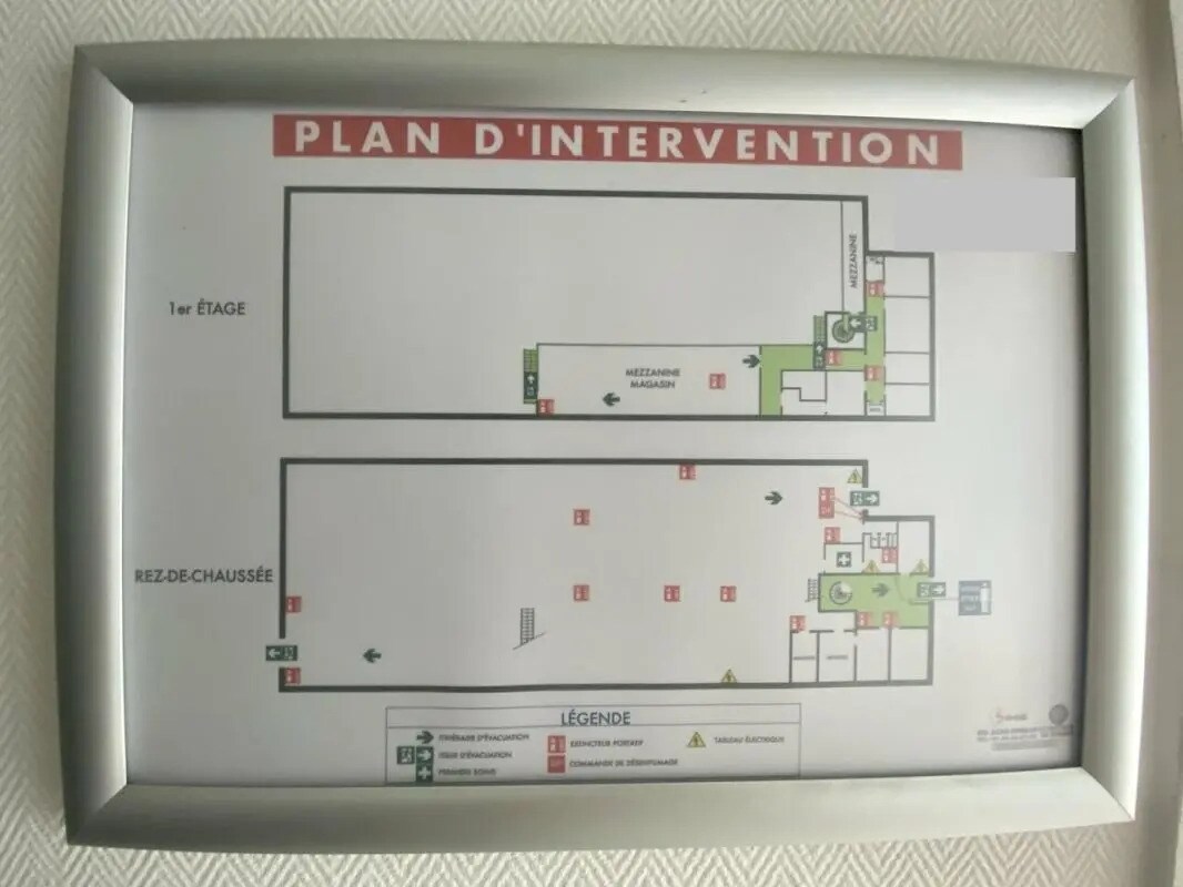 Local d’activités dans SAINT-OUEN-L'AUMONE à louer Plan d’étage– Image 1 sur 2
