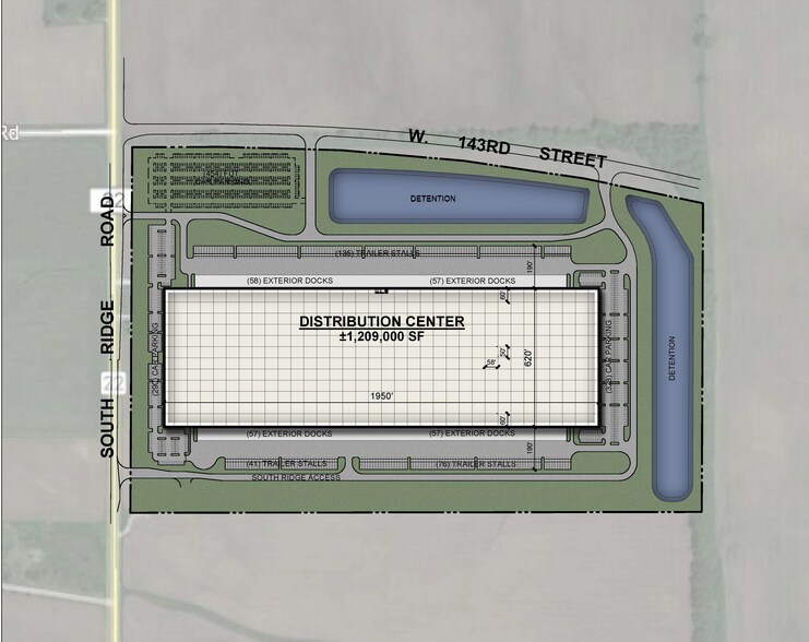 26351 W 143rd St, Plainfield, IL à louer - Plan de site – Image 2 sur 3