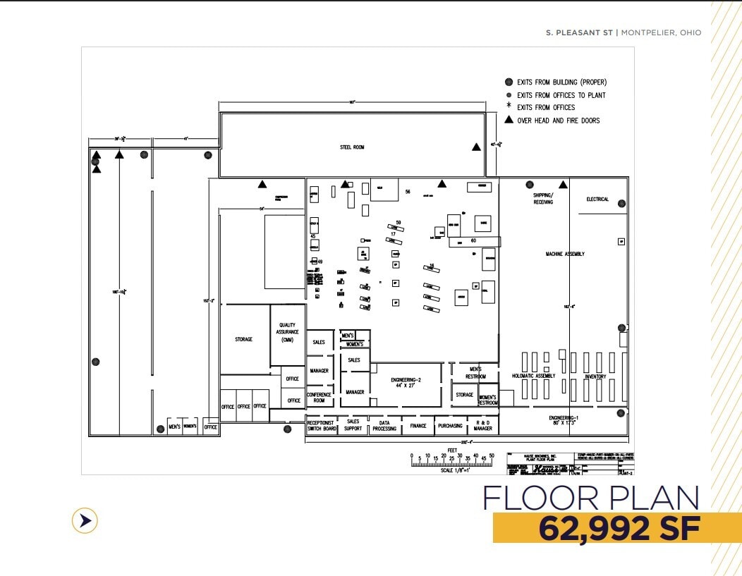 809 S Pleasant St, Montpelier, OH à vendre Plan d’étage– Image 1 sur 1