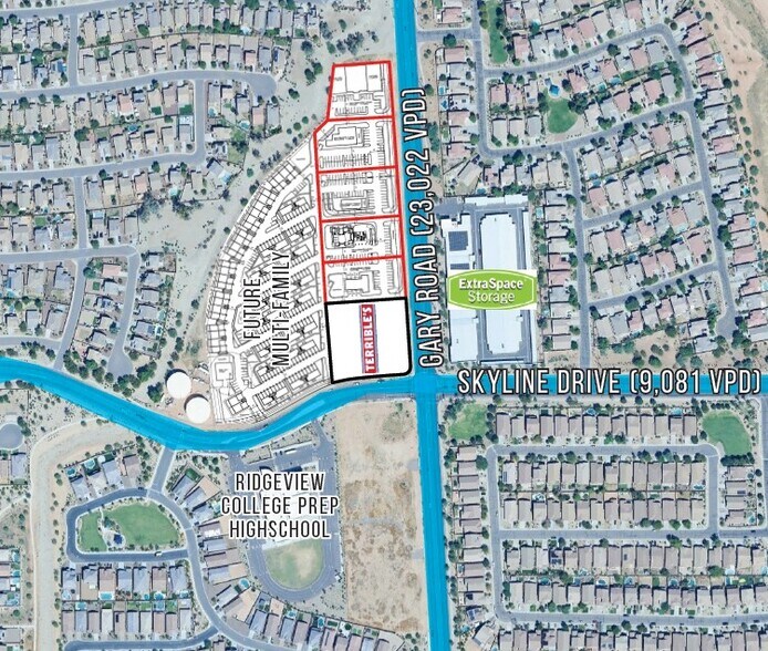NWC of Skyline Dr & Gary Rd, San Tan Valley, AZ à vendre - Aérien – Image 2 sur 5