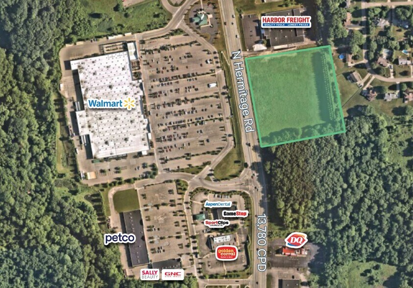 1330 N Hermitage Rd, Hermitage, PA à louer - Aérien – Image 2 sur 3