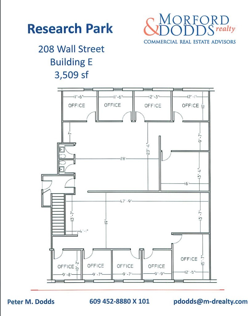 201-250 Wall St, Princeton, NJ à louer Plan d’étage– Image 1 sur 1