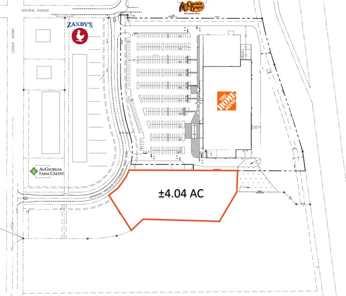 0 I-75 Hwy, Cordele, GA à vendre - Plan de site – Image 3 sur 3