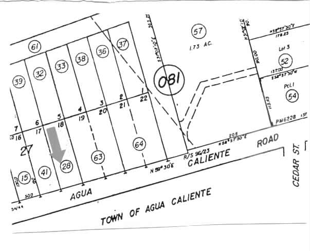 133 W Agua Caliente Rd, Sonoma, CA à vendre - Plan cadastral – Image 2 sur 2
